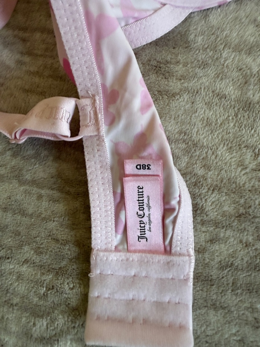 Juicy Couture Pink Butterfly Print Bra - Picture 6 of 8